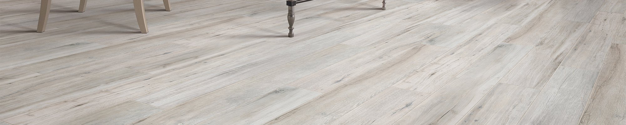 living room with light tile flooring